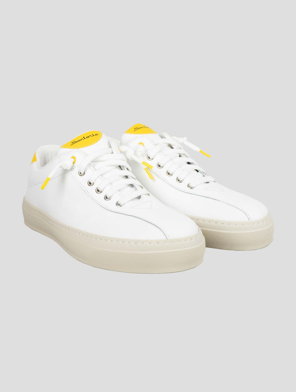 Sartorio Napoli White Leather Sneakers 1