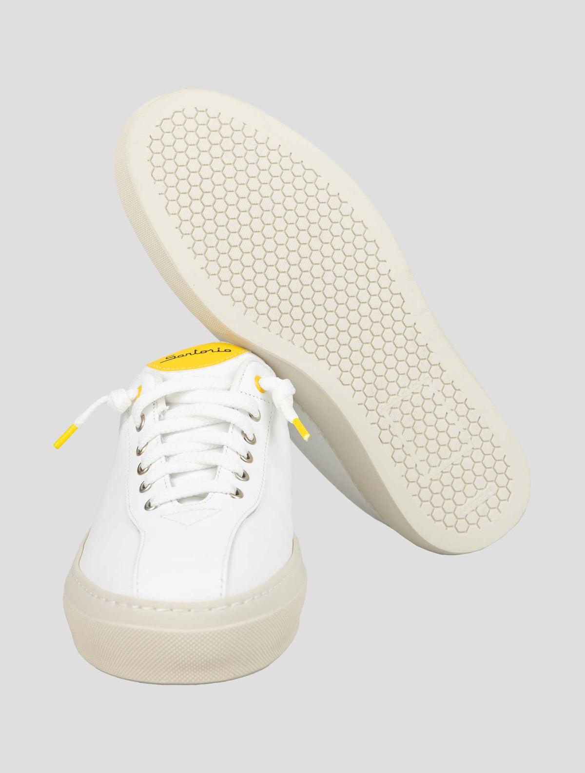 Sartorio Napoli White Leather Sneakers 5