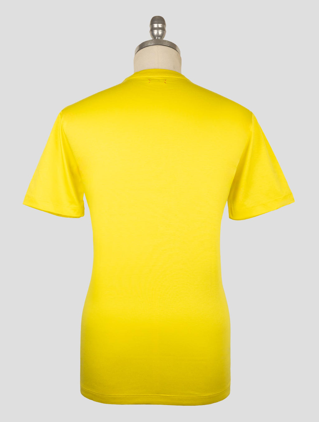 Kiton Yellow Cotton T-Shirt 3