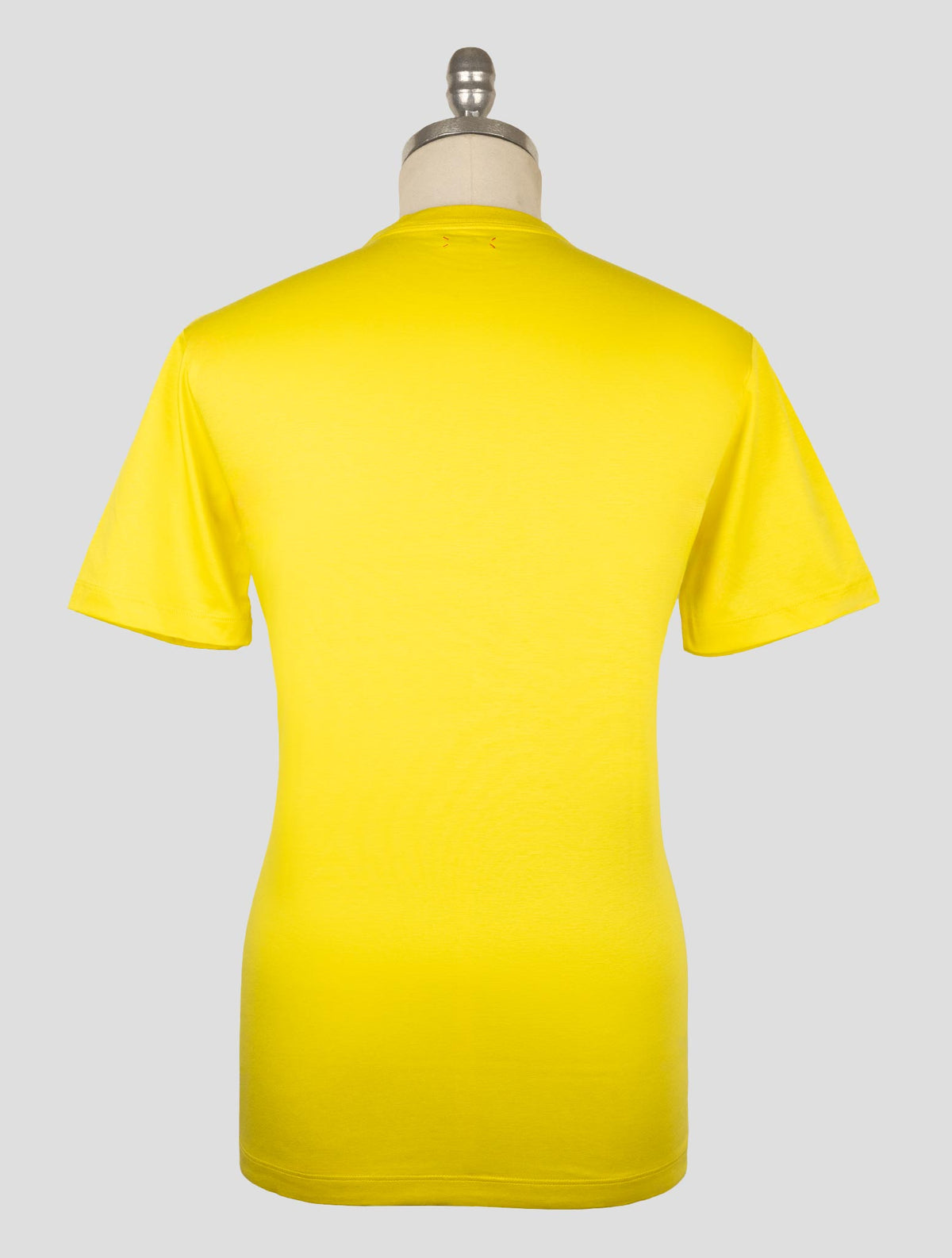 Kiton Yellow Cotton T-Shirt 3