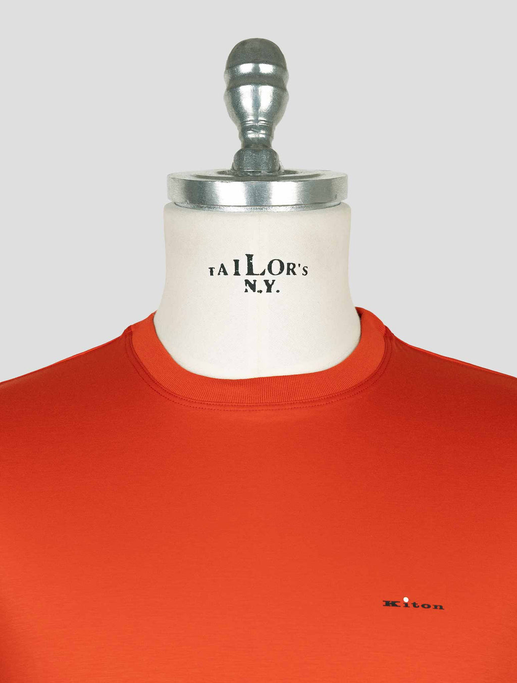 Kiton Red Cotton T-Shirt 4