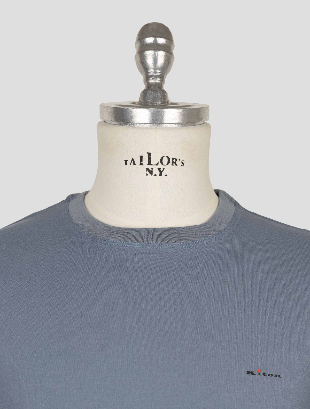 Kiton Gray Cotton T-Shirt 4