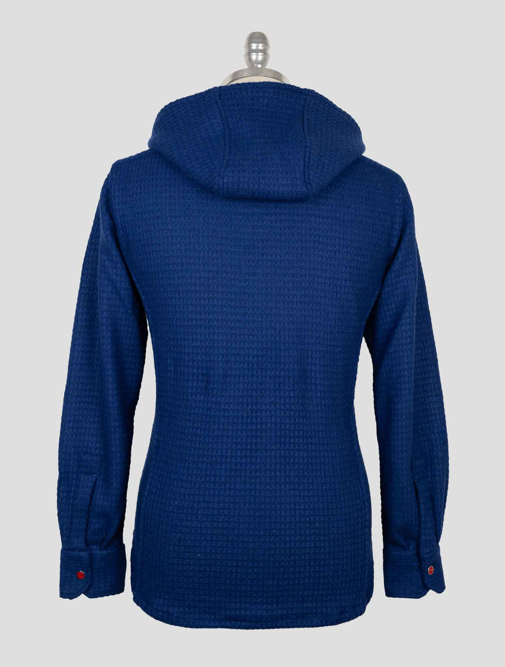 Kiton Blue Wool Pa Shirt Mariano 4