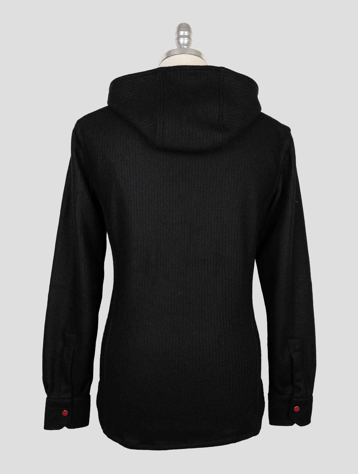 Kiton Black Wool Pa Shirt Mariano 4