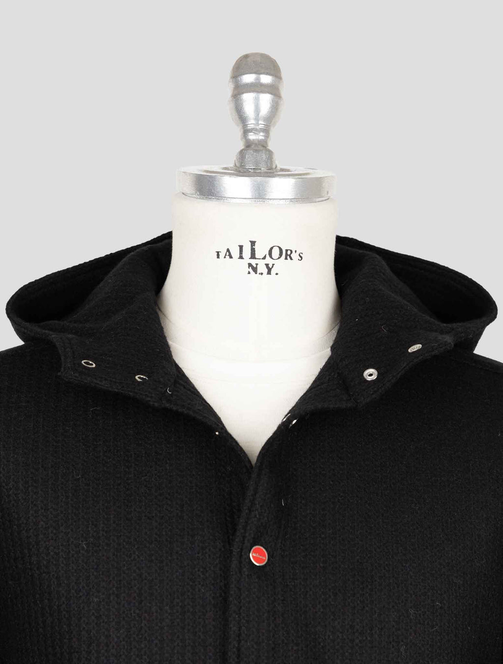 Kiton Black Wool Pa Shirt Mariano 5