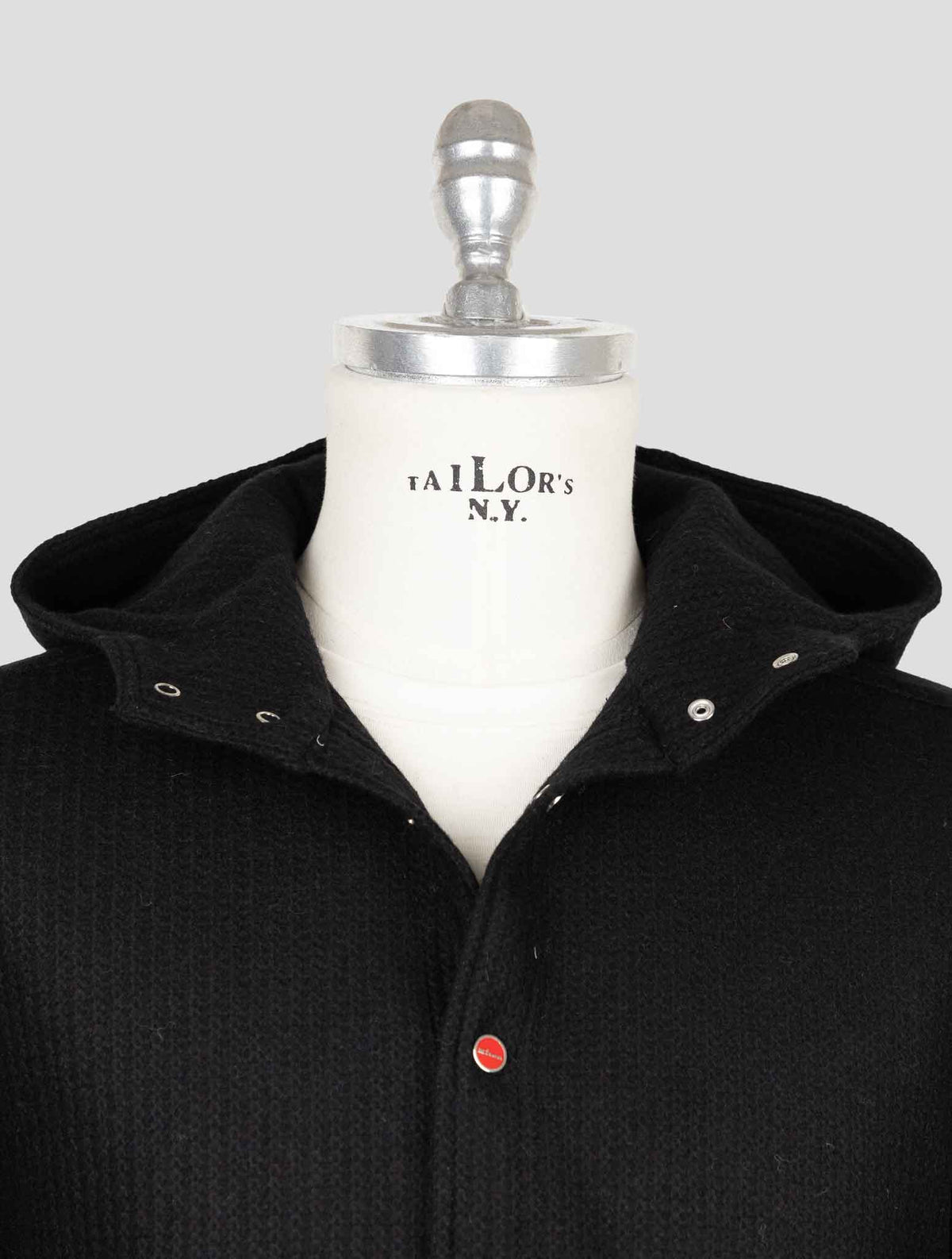 Kiton Black Wool Pa Shirt Mariano 5