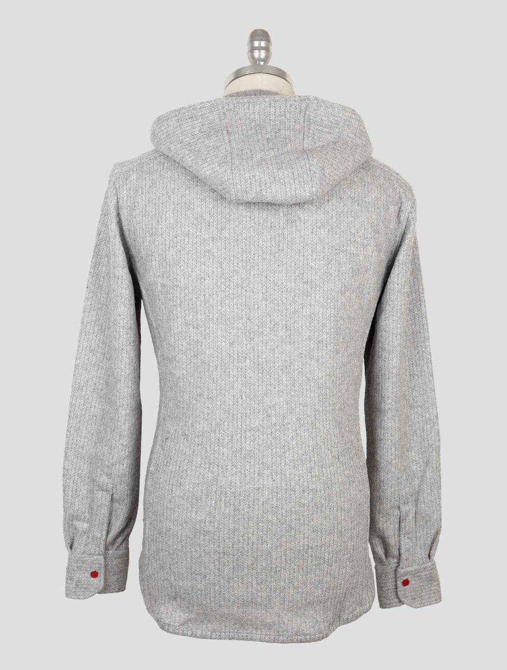 Kiton Gray Wool Pa Shirt Mariano 3