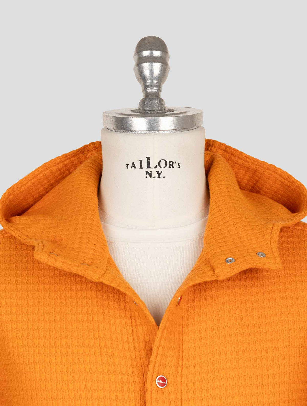 Kiton Orange Wool Pa Shirt Mariano 4