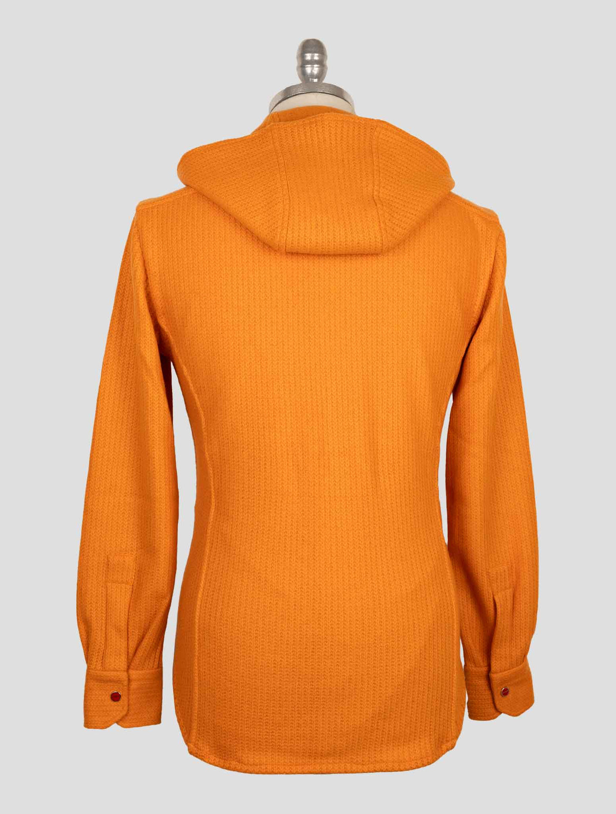 Kiton Orange Wool Pa Shirt Mariano 4