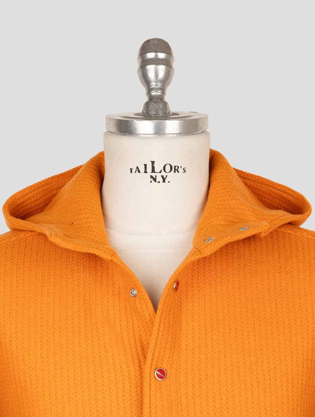 Kiton Orange Wool Pa Shirt Mariano 5