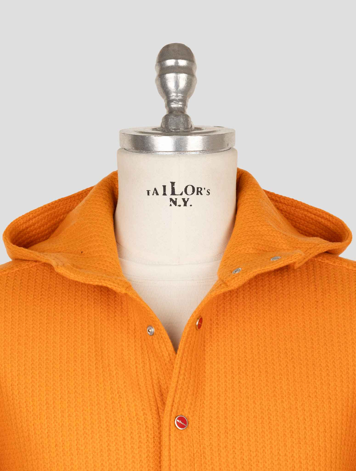 Kiton Orange Wool Pa Shirt Mariano 5