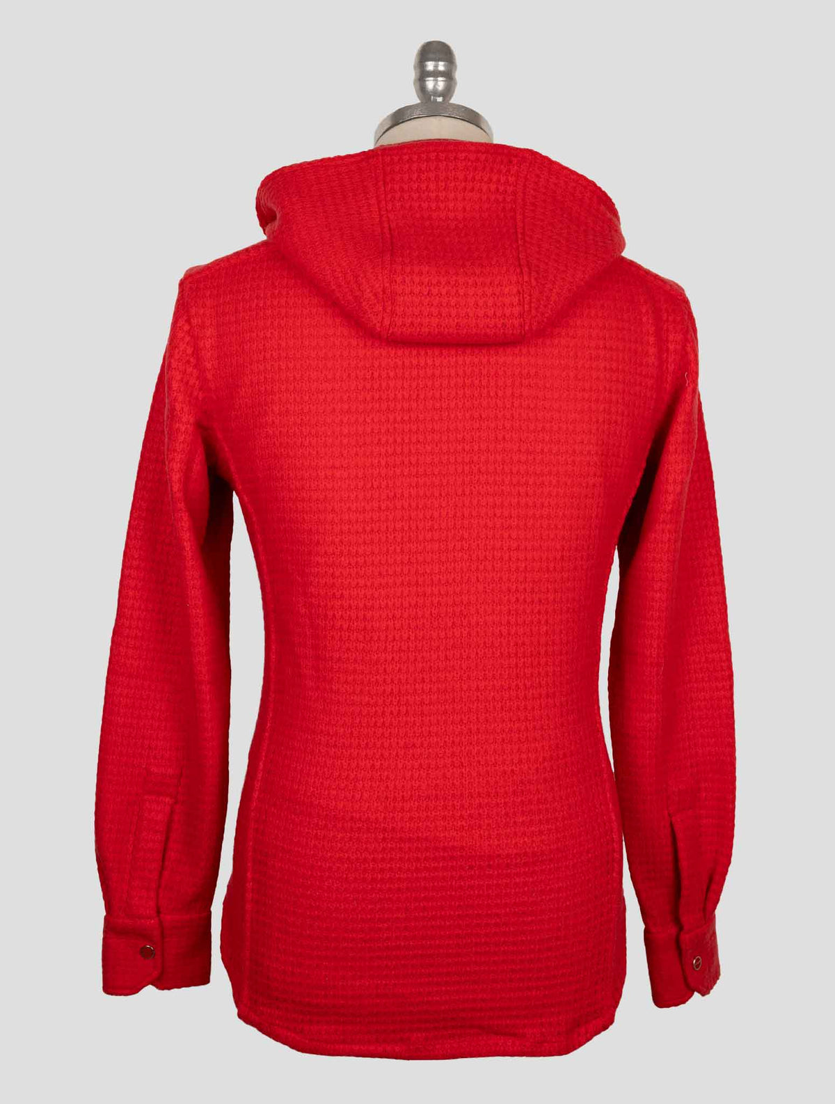 Kiton Red Wool Pa Shirt Mariano 4