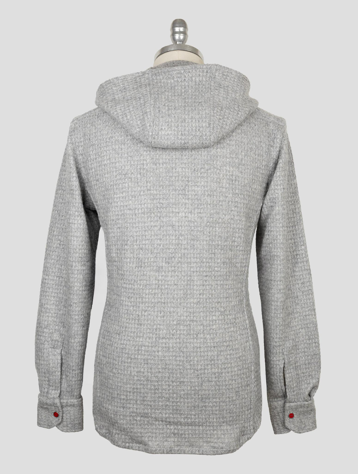 Kiton Gray Wool Pa Shirt Mariano 3