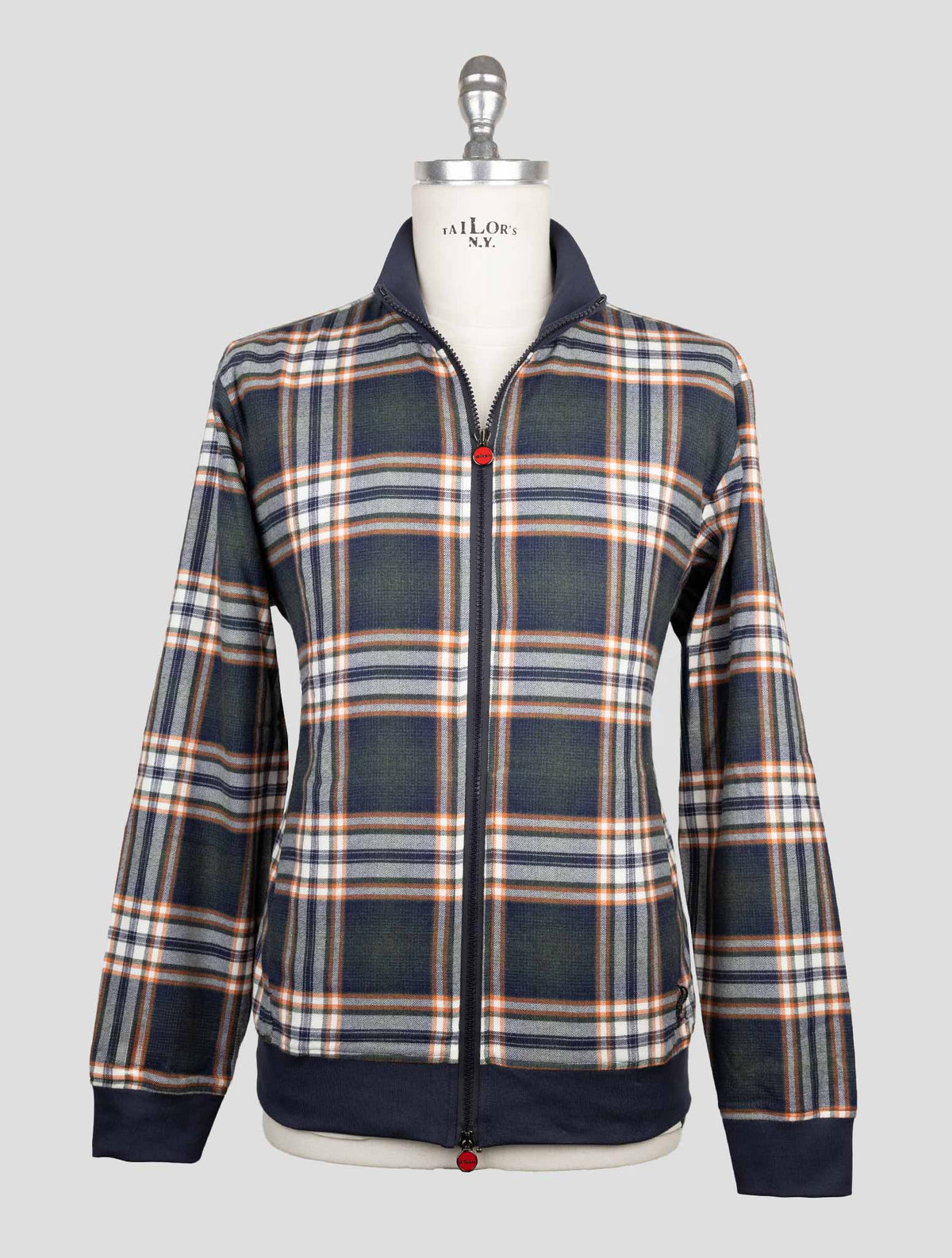 Kiton Multicolor Cotton Coat B-One 1