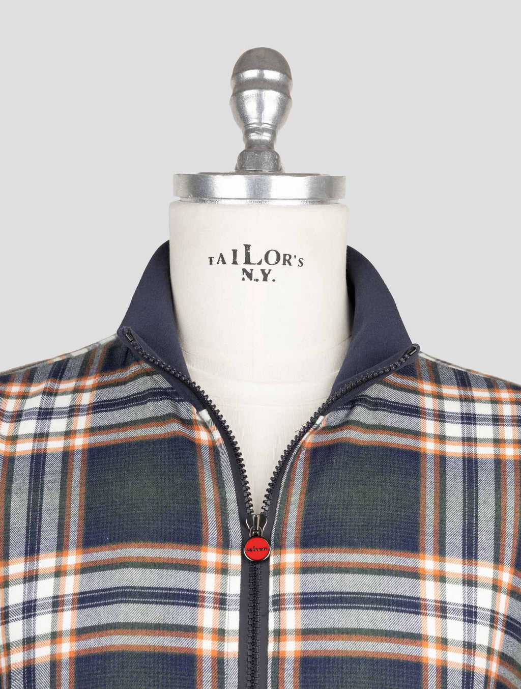 Kiton Multicolor Cotton Coat B-One 5