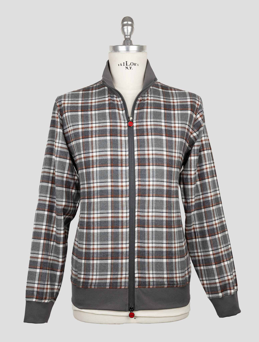 Kiton Multicolor Cotton Coat B-One 1