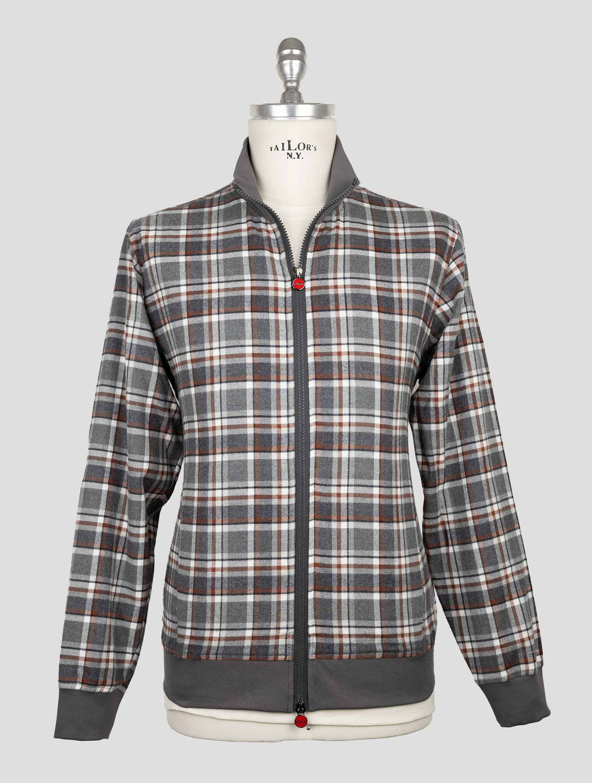 Kiton Multicolor Cotton Coat B-One 1