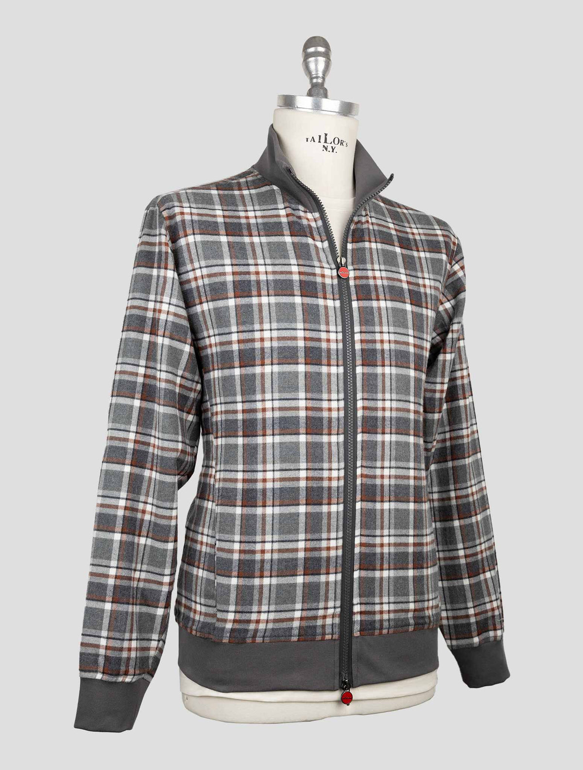 Kiton Multicolor Cotton Coat B-One 2