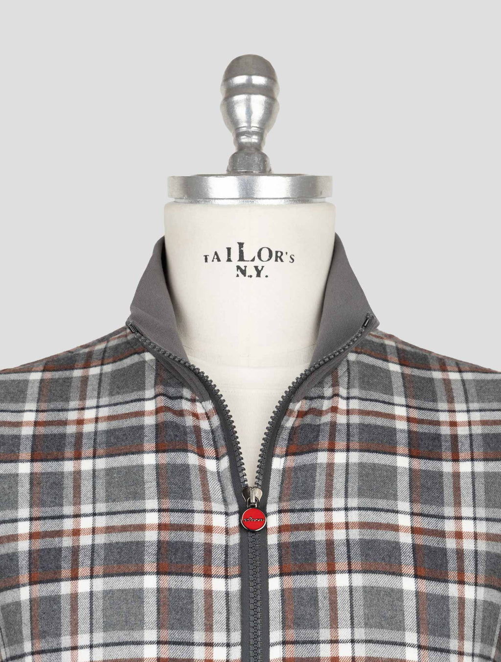 Kiton Multicolor Cotton Coat B-One 4