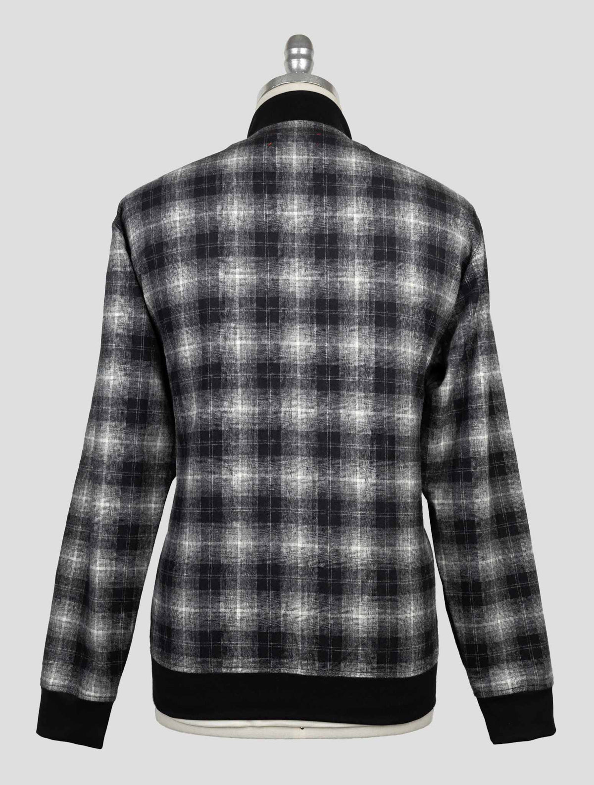 Kiton Black Cotton Coat B-One 3