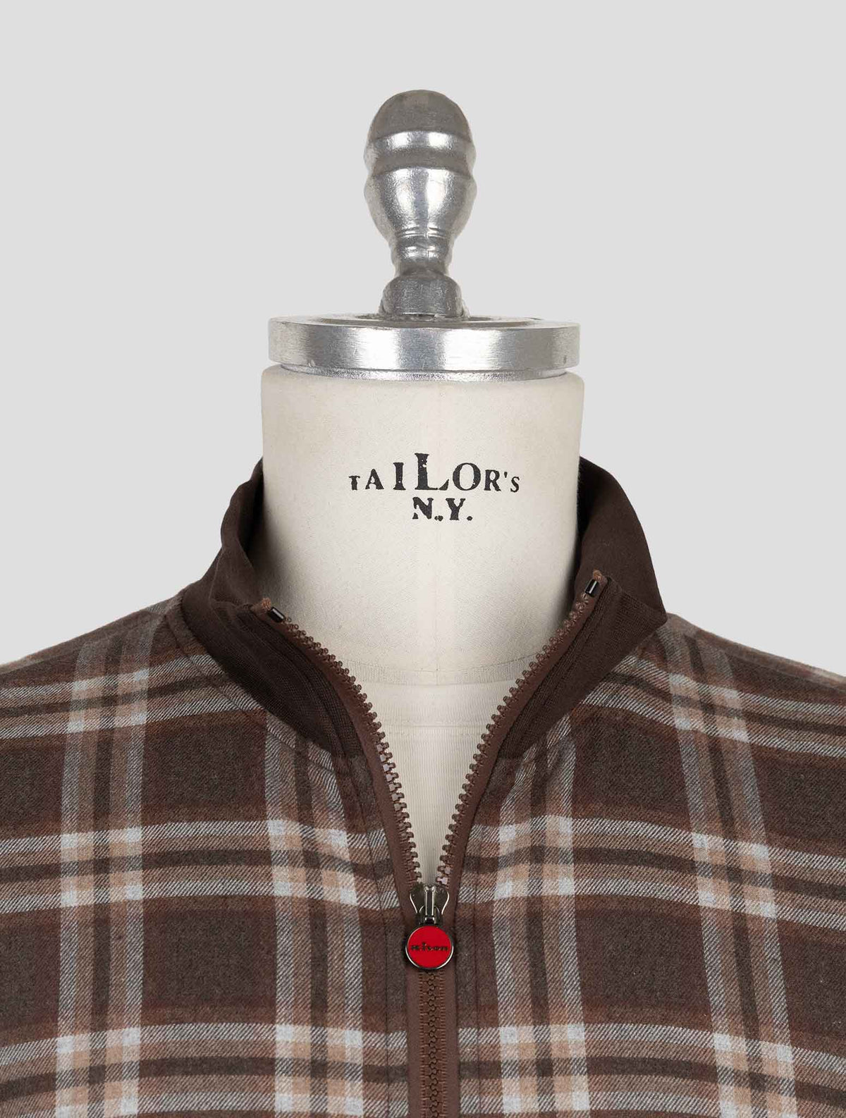 Kiton Multicolor Cotton Ea Coat B-One 4
