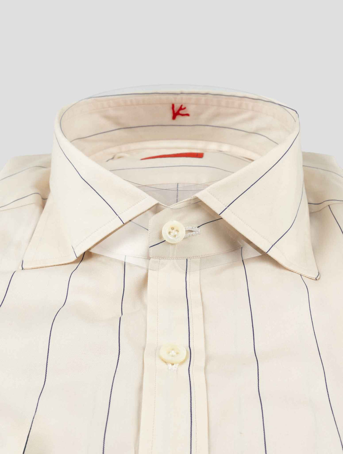 Isaia Ligth Beige Cotton Silk Shirt 2