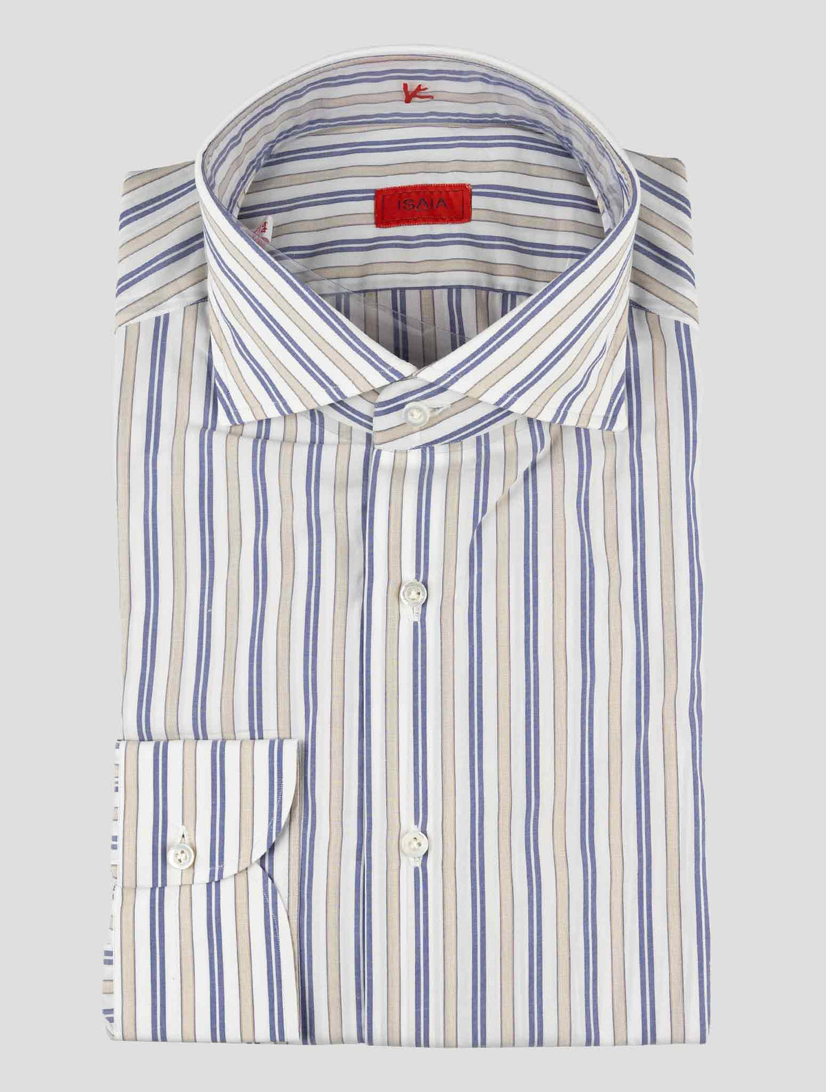 Isaia Multicolor Cotton Shirt 1