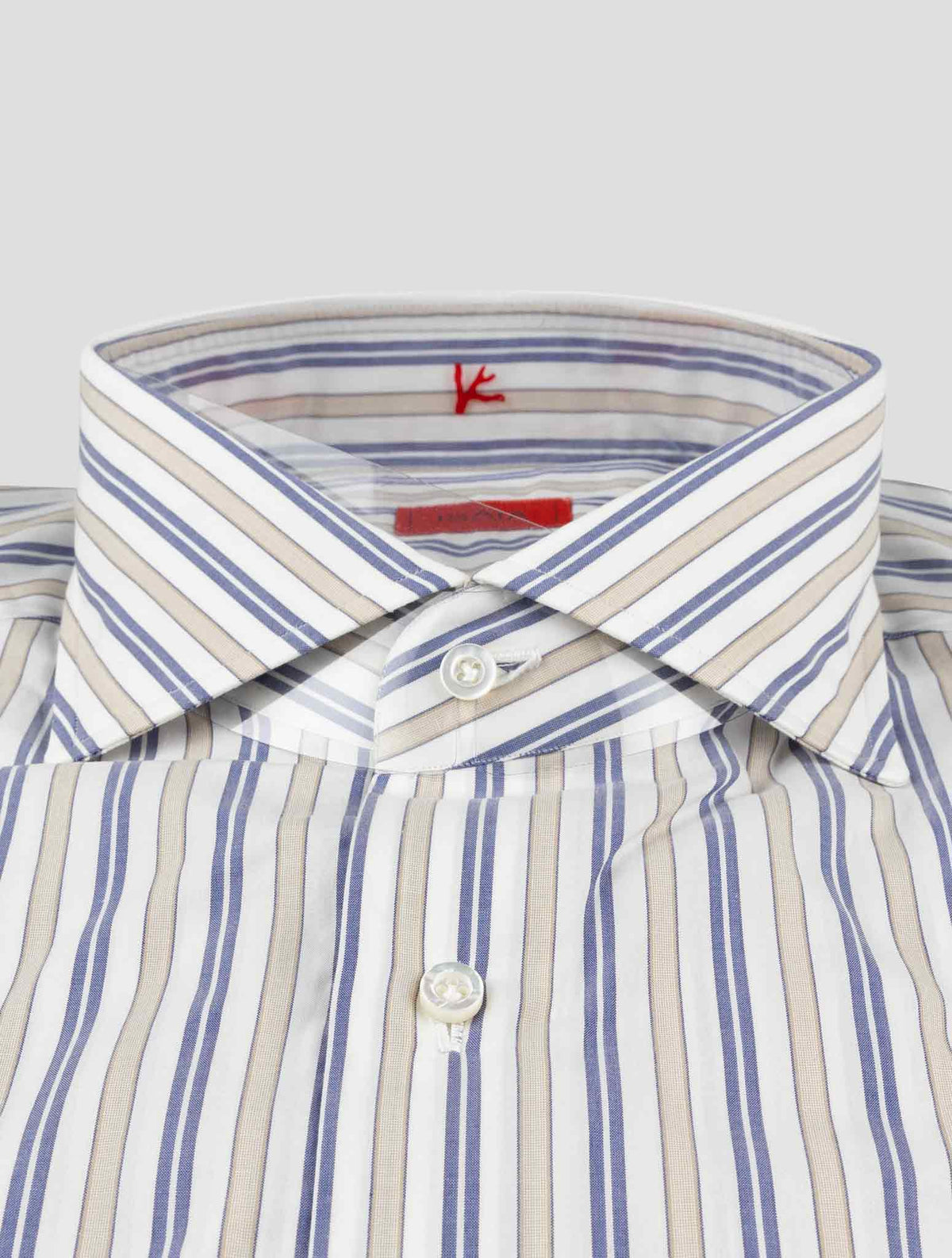 Isaia Multicolor Cotton Shirt 2