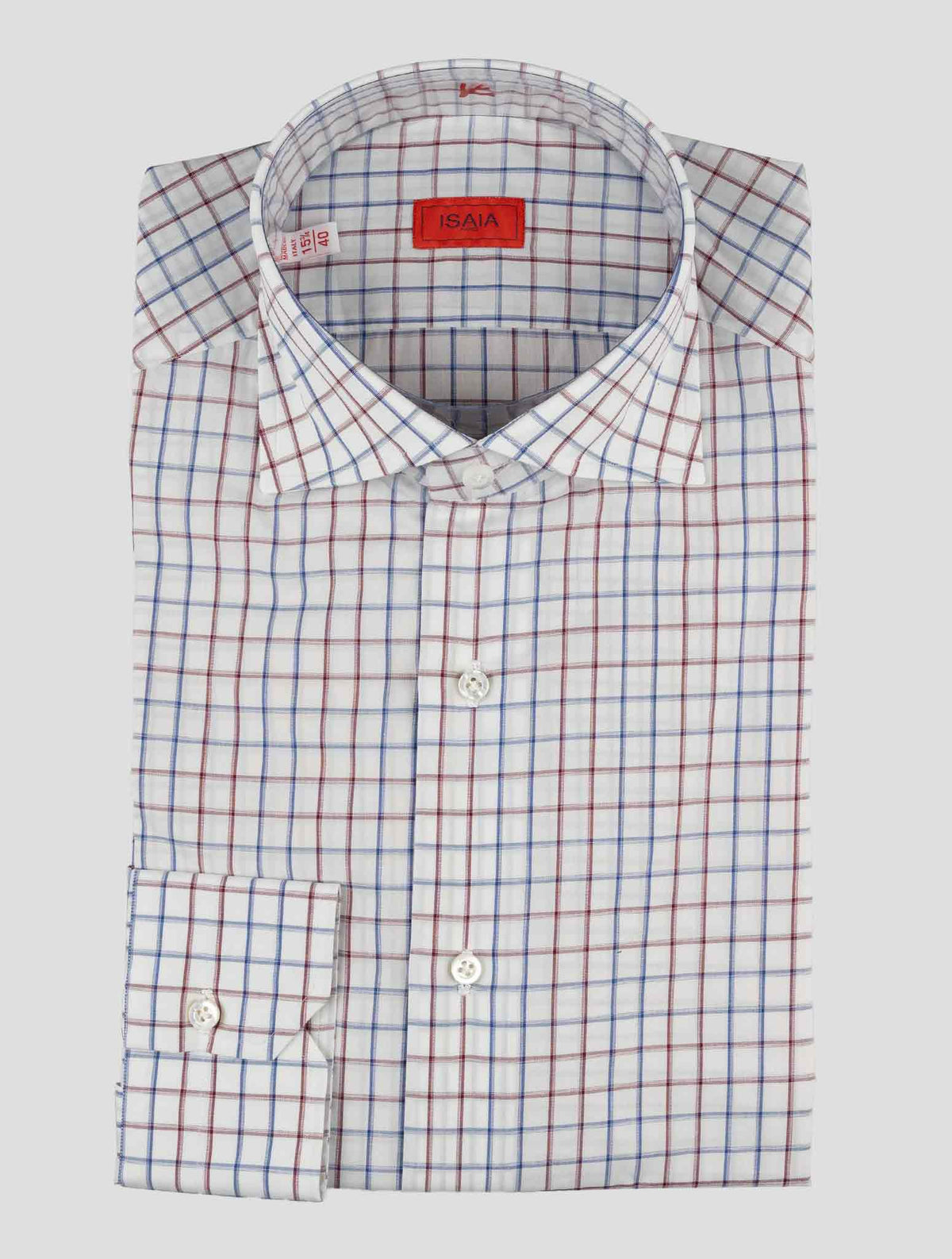 Isaia Multicolor Cotton Shirt 1
