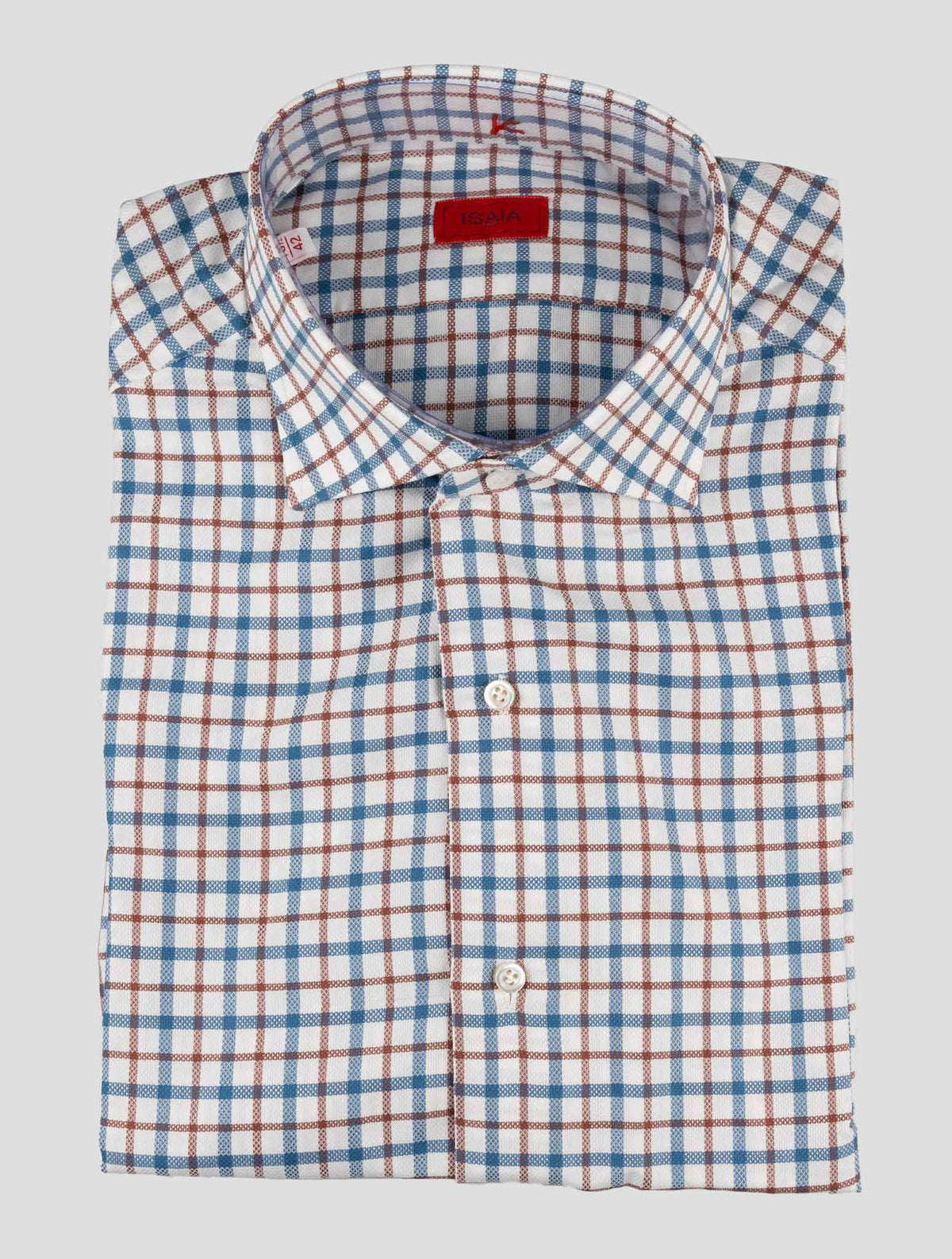 Isaia Multicolor Cotton Shirt 1