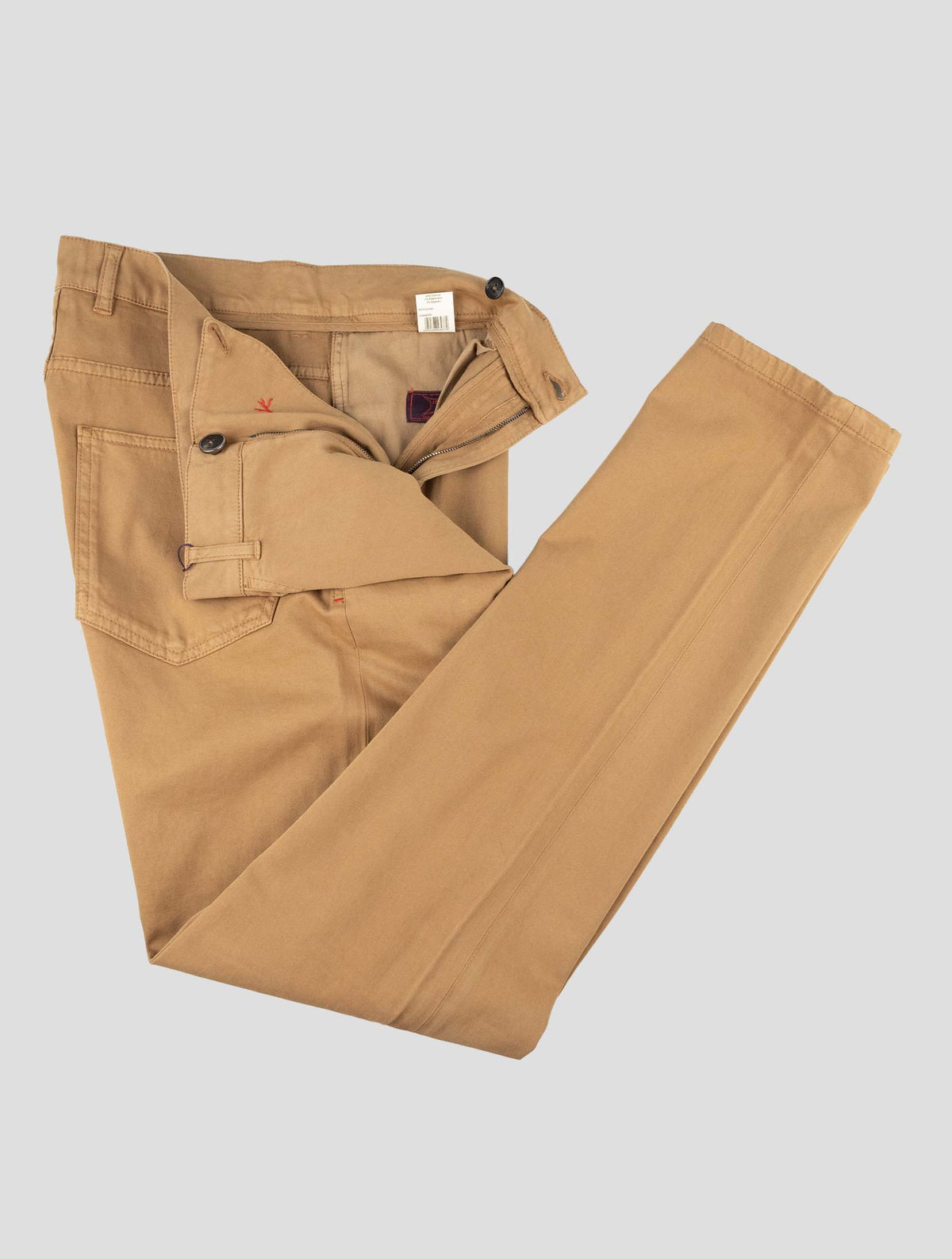 Isaia Brown Cotton Cashmere Ea Pants 2