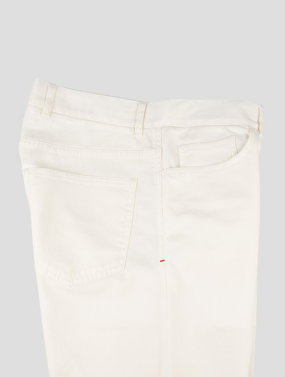 Isaia White Cotton Cashmere Ea Pants 3