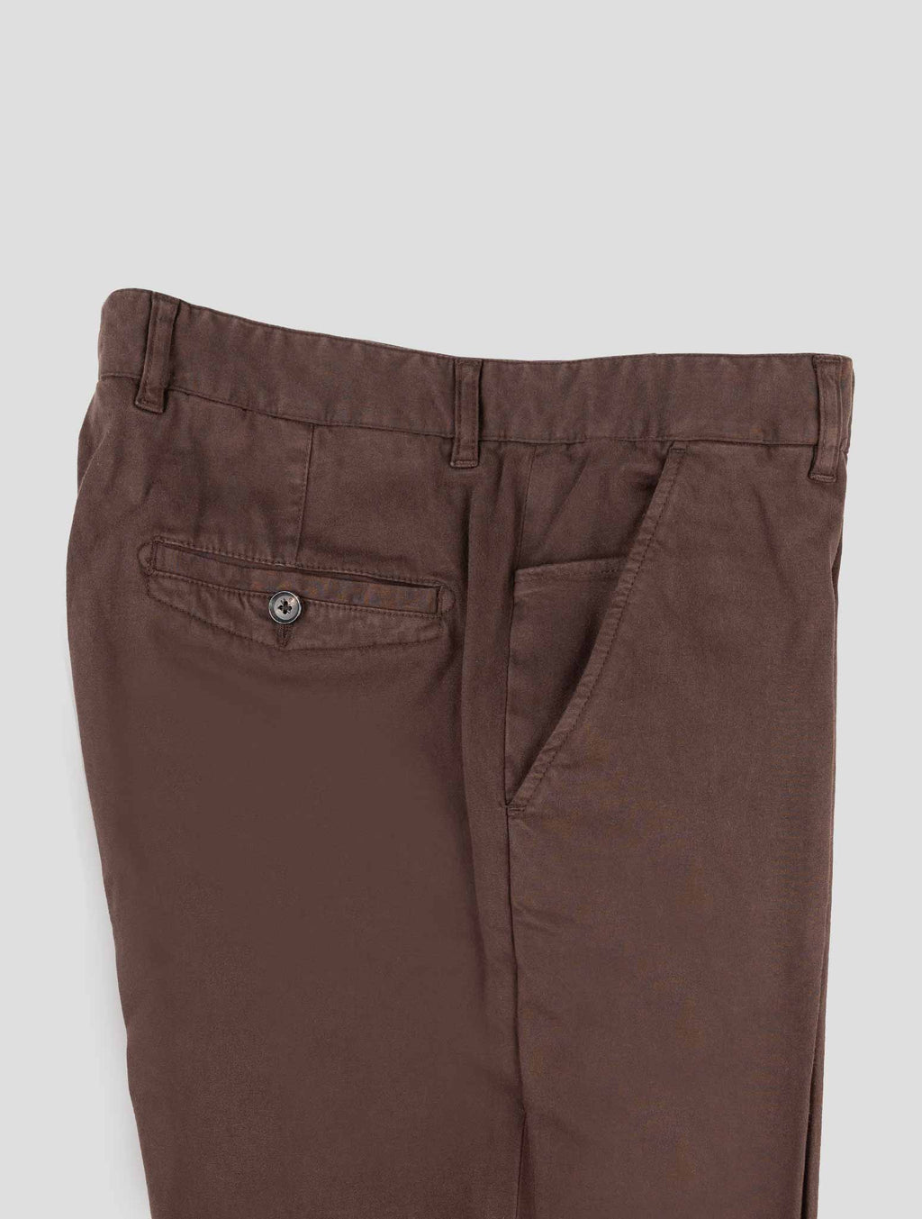 Isaia Brown Cotton Cashmere Ea Pants 3