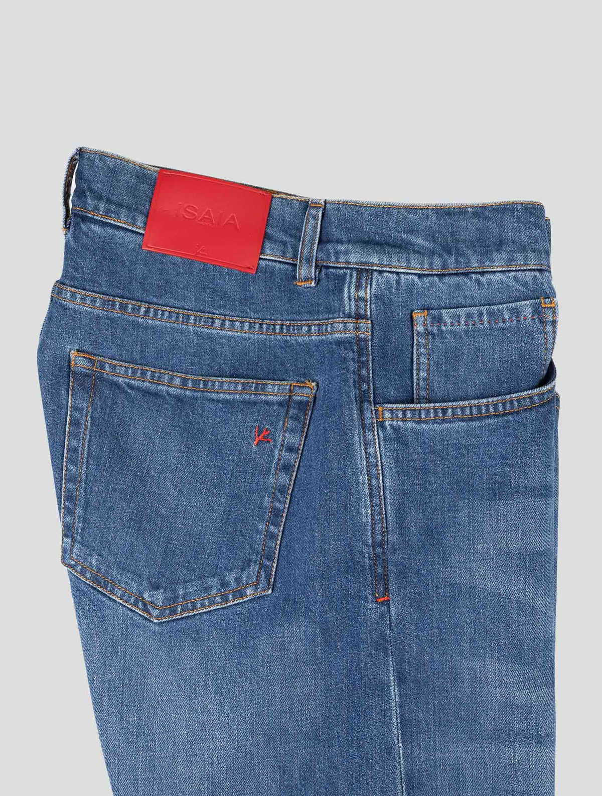 Isaia Blue Cotton Ea Jeans 3