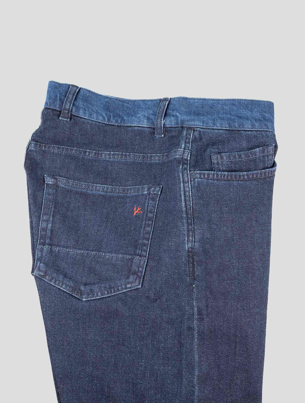Isaia Dark Blue Cotton Cashmere Ea Jeans 3
