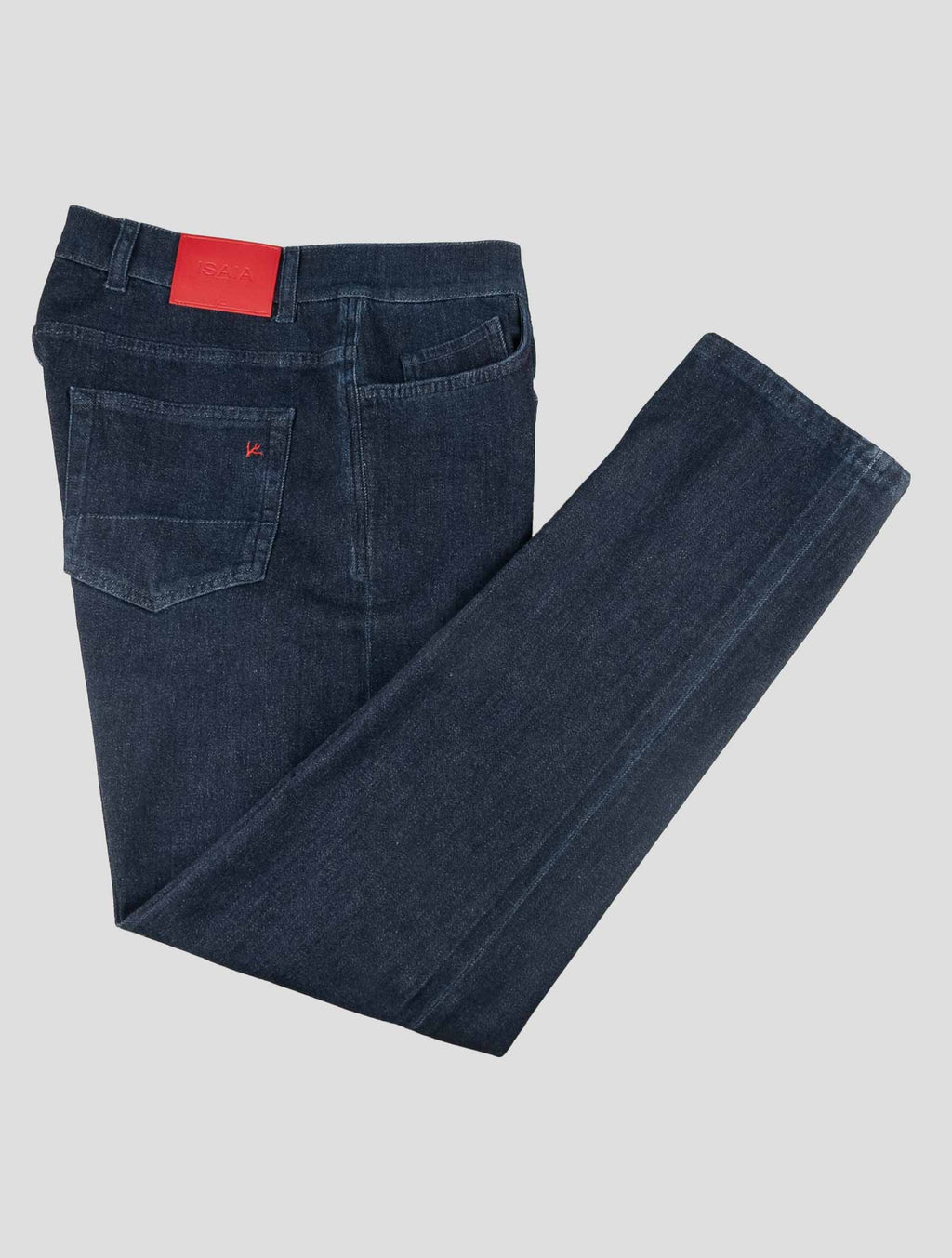 Isaia Dark Blue Cotton Cashmere Ea Jeans 1