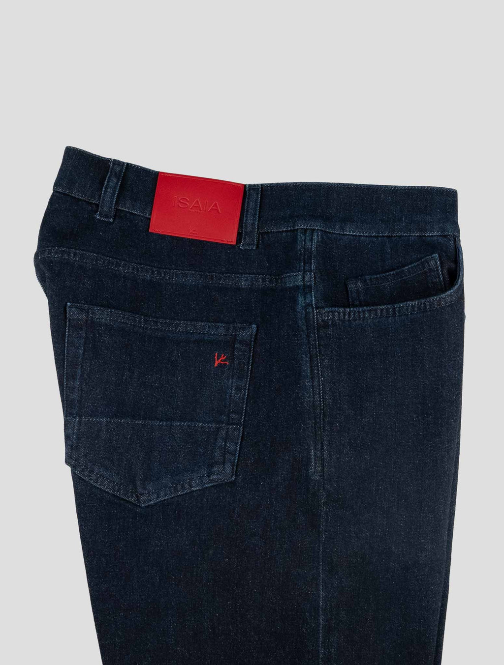 Isaia Dark Blue Cotton Cashmere Ea Jeans 3