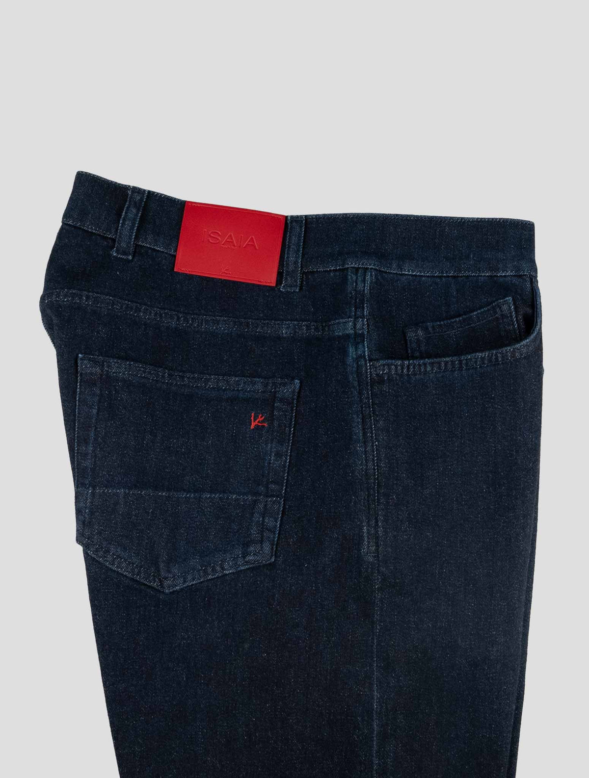 Isaia Dark Blue Cotton Cashmere Ea Jeans 3