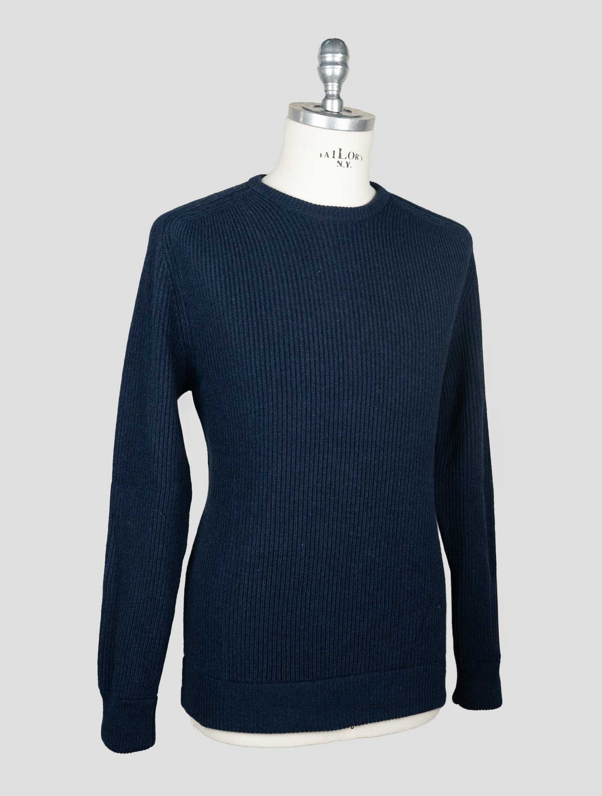 Isaia Dark Blue Cashmere Sweater Crewneck 2