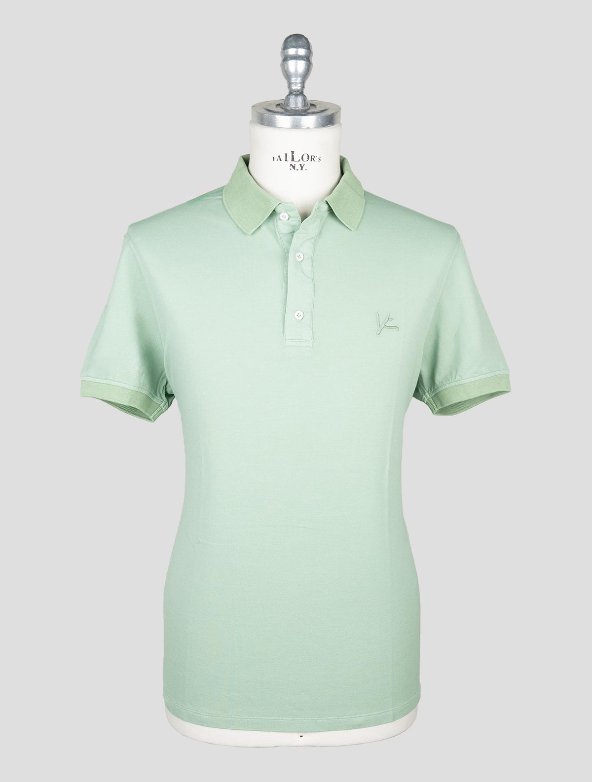 Isaia Green Cotton Polo 1