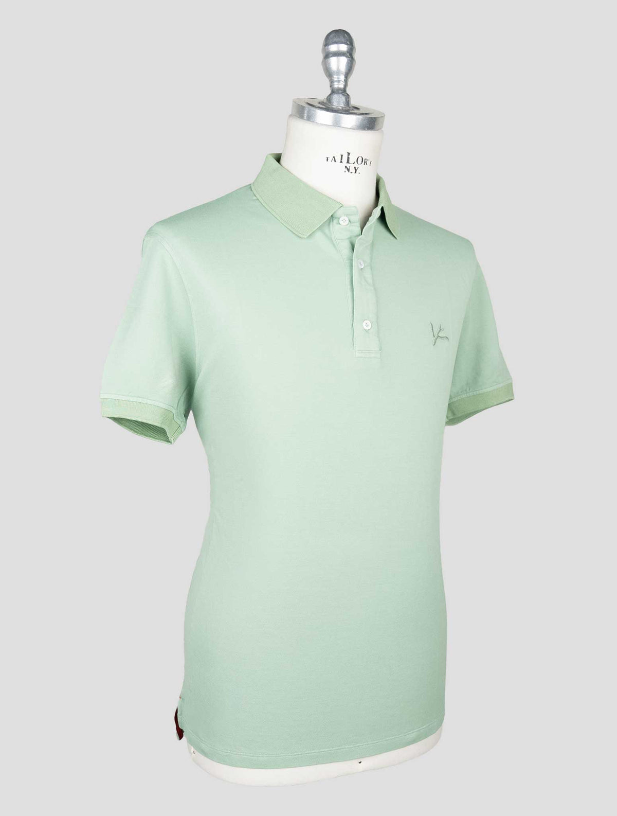 Isaia Green Cotton Polo 2