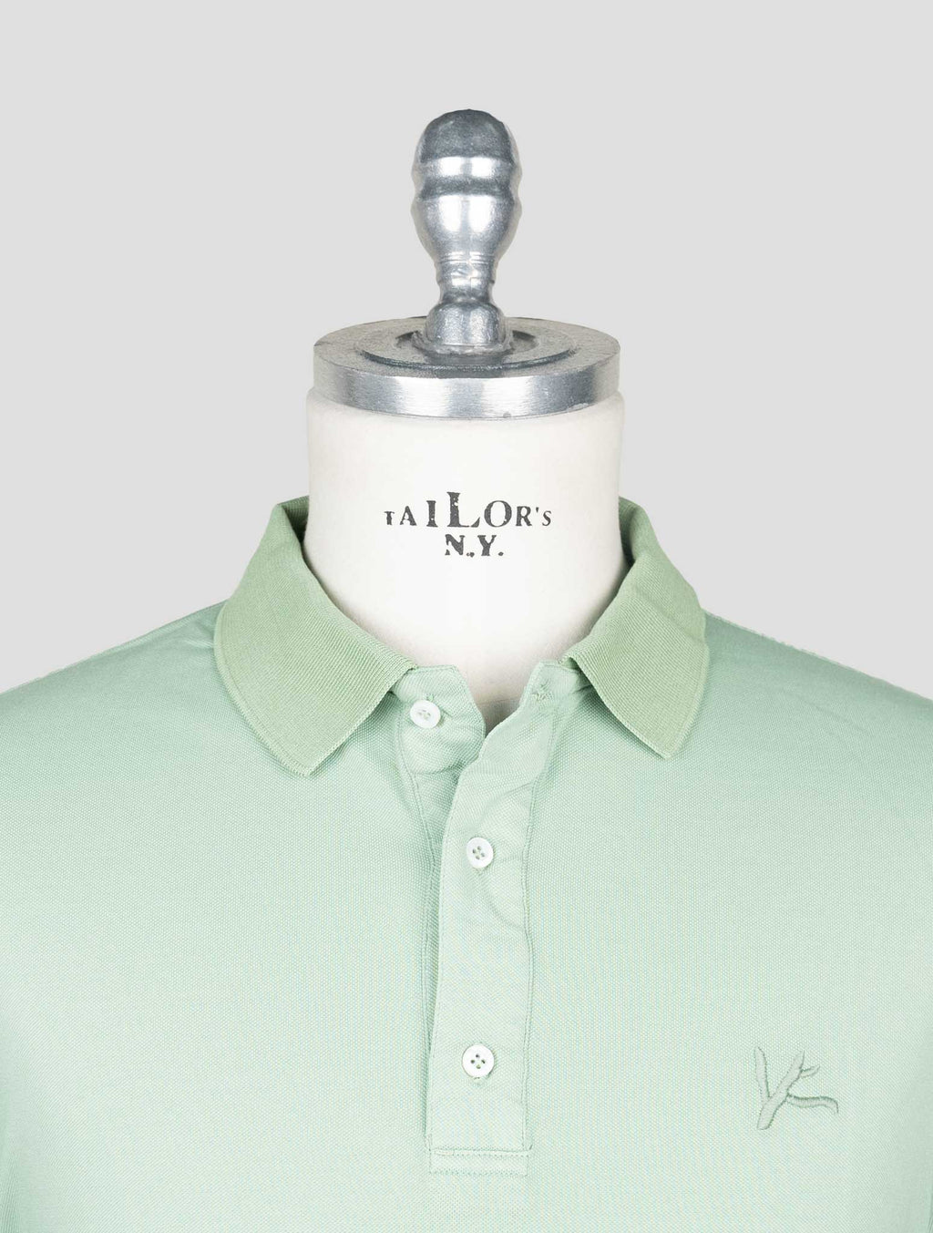 Isaia Green Cotton Polo 4