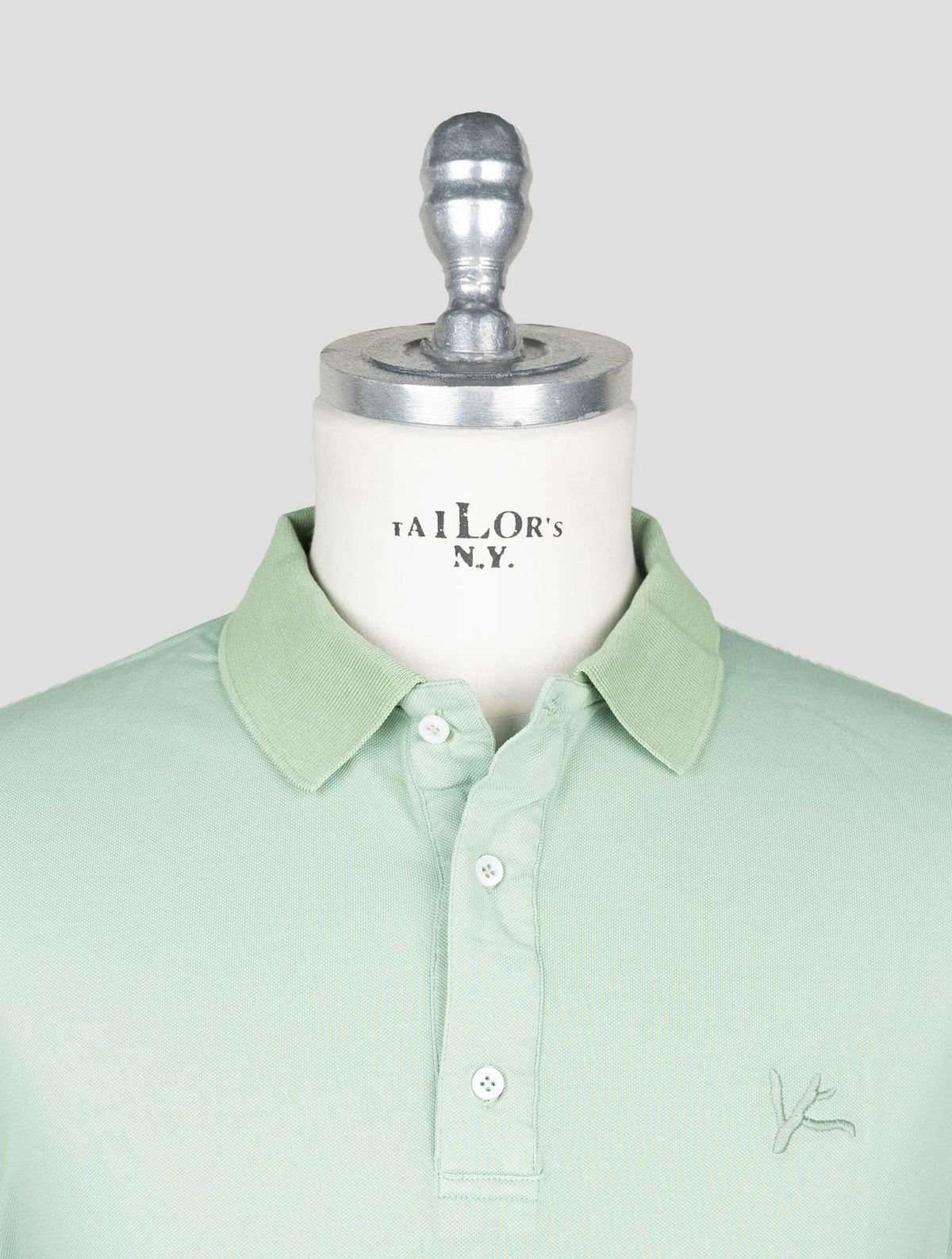 Isaia Green Cotton Polo 4