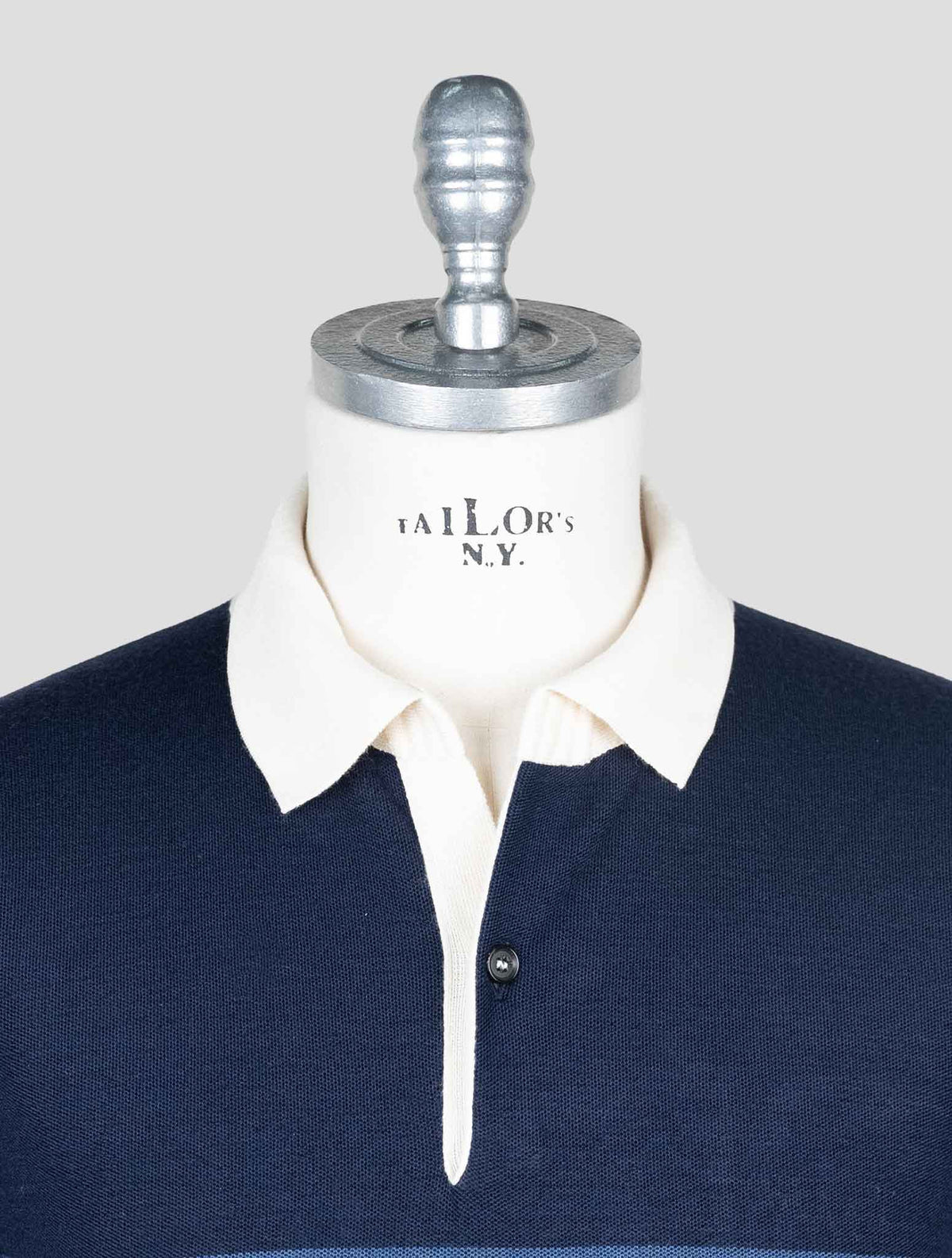 Isaia Multicolor Wool Silk Cashmere Sweater Polo 4