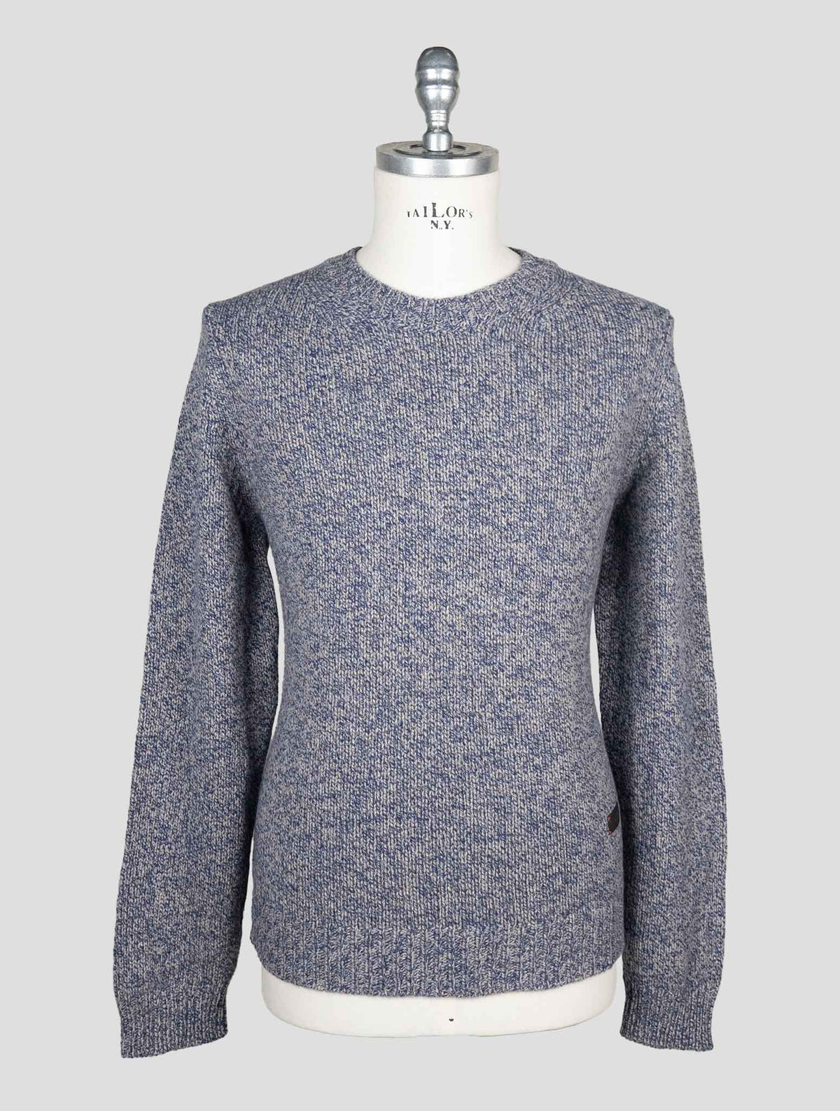 Isaia Blue Gray Cashmere Sweater Crewneck 1