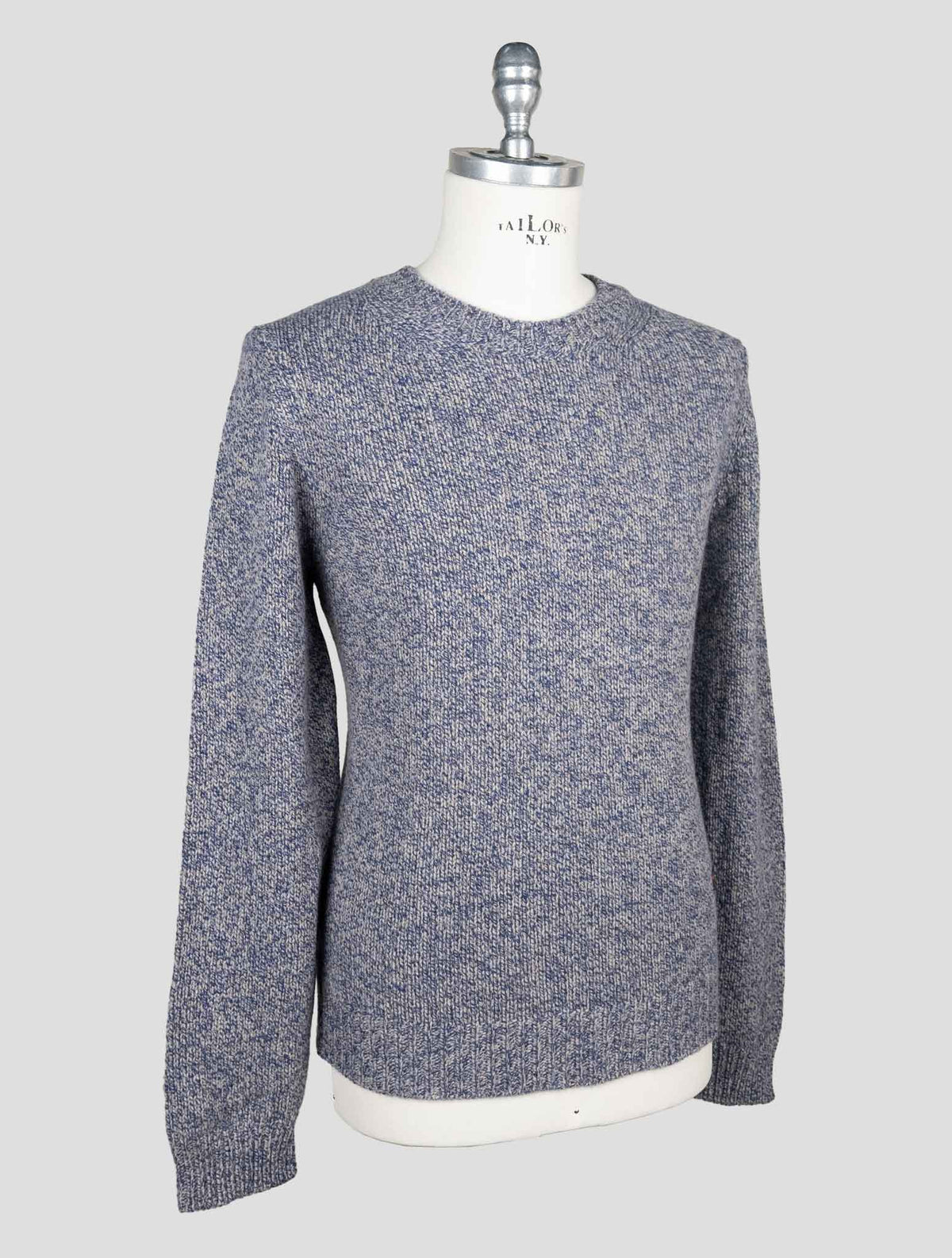 Isaia Blue Gray Cashmere Sweater Crewneck 2