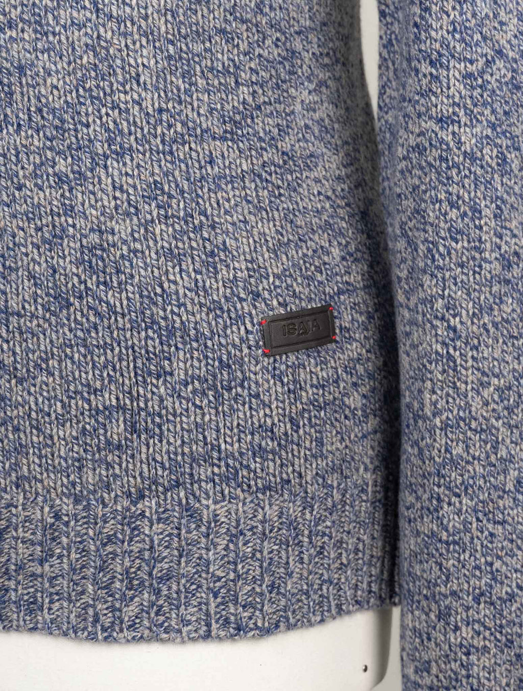 Isaia Blue Gray Cashmere Sweater Crewneck 5