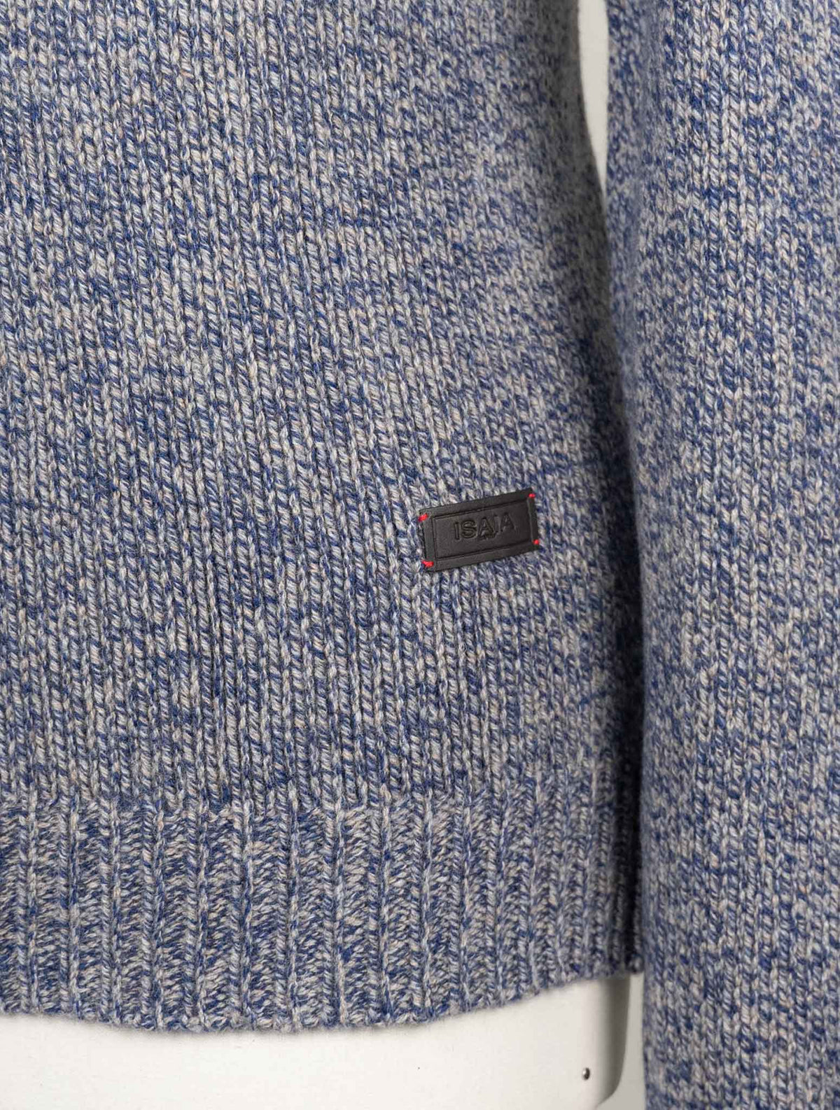 Isaia Blue Gray Cashmere Sweater Crewneck 5