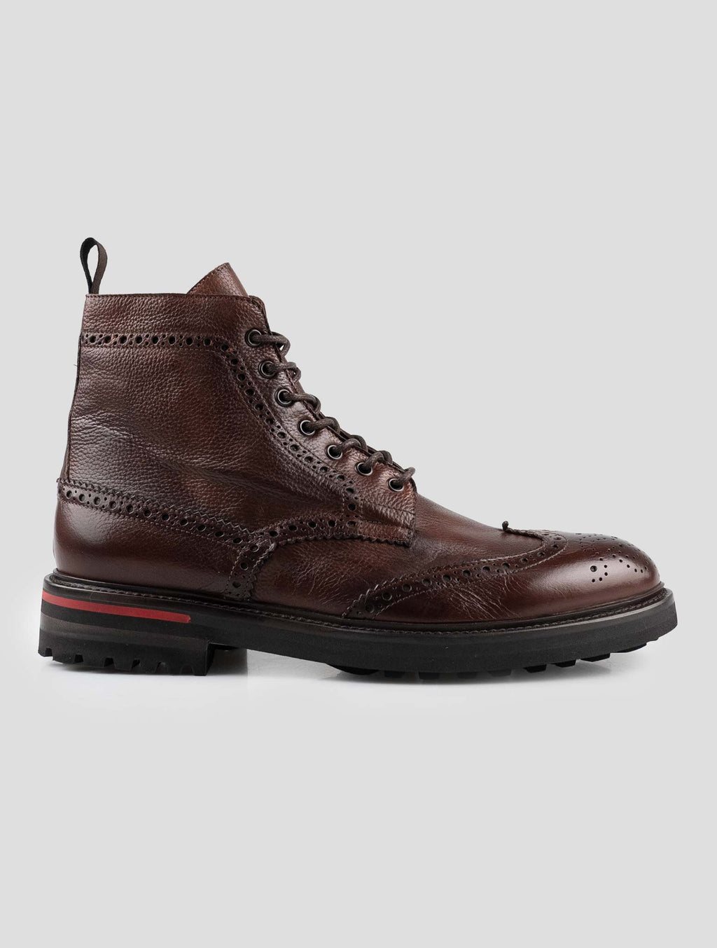 Isaia Brown Leather Boots 1