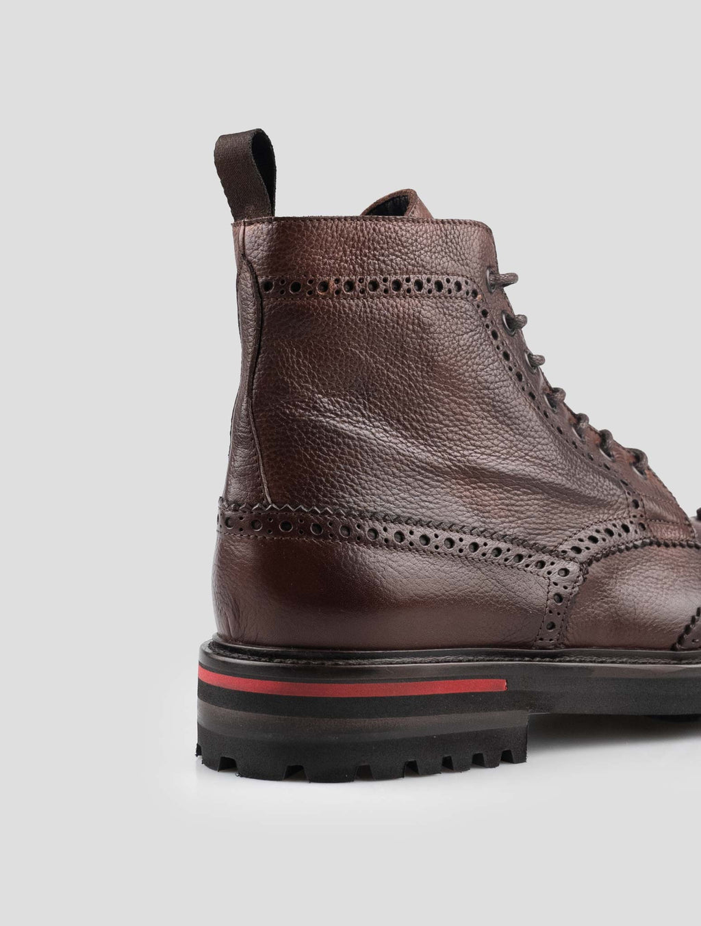 Isaia Brown Leather Boots 4
